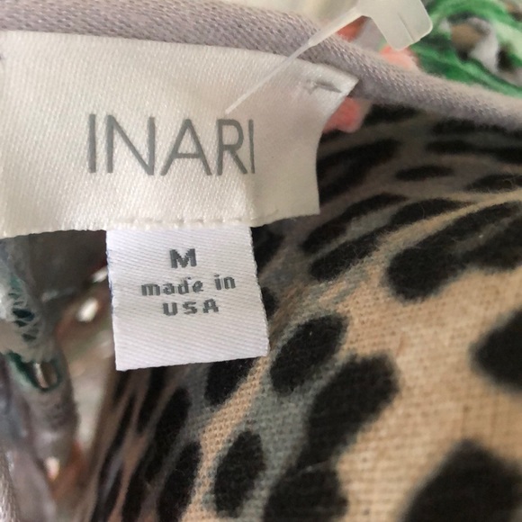 Inari NWOT Anthropologie printed Lace top M - Picture 3 of 6